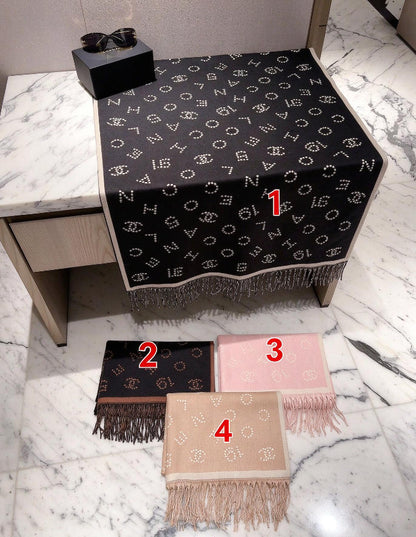 F44 Women Wool Blend Scarf Wrap