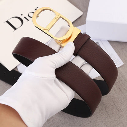 BE4 Men Real Leather Belt 3.5CM with packing