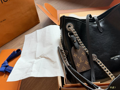 MS2 Women's handbag leather bag 26*17cm
