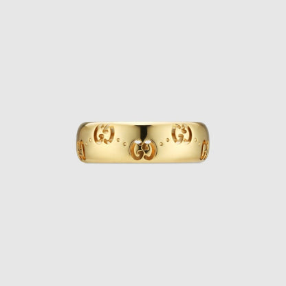 J141 Men And Women Classic Letter Gold-Plated Ring, Fashion Jewelry