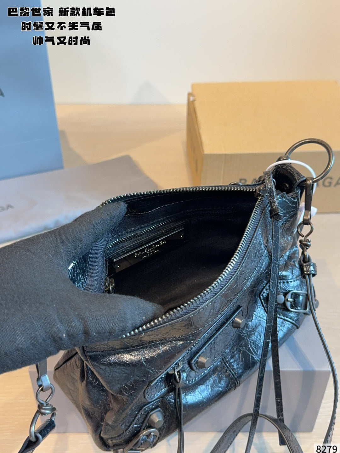 MN101 Women's handbag leather bag 22*8*15cm