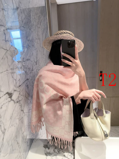 F49 Women Wool Blend Scarf Wrap