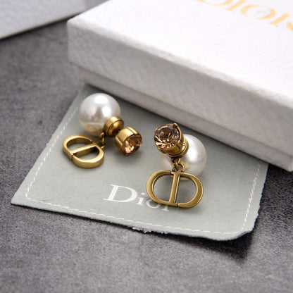 DIE5 Women gold-plated fashion earrings high-quality jewelry