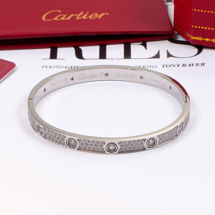 CAB13 Classic Bangle Bracelet 316 Stainless Steel 18K Gold‑Plated Women and Men Jewelry