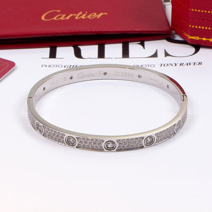 CAB13 Classic Bangle Bracelet 316 Stainless Steel 18K Gold‑Plated Women and Men Jewelry