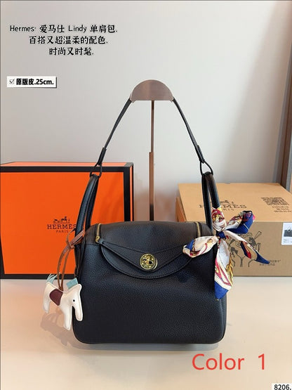 HEMB1   Stylish New Premium Genuine Leather Bag  25X13X17cm