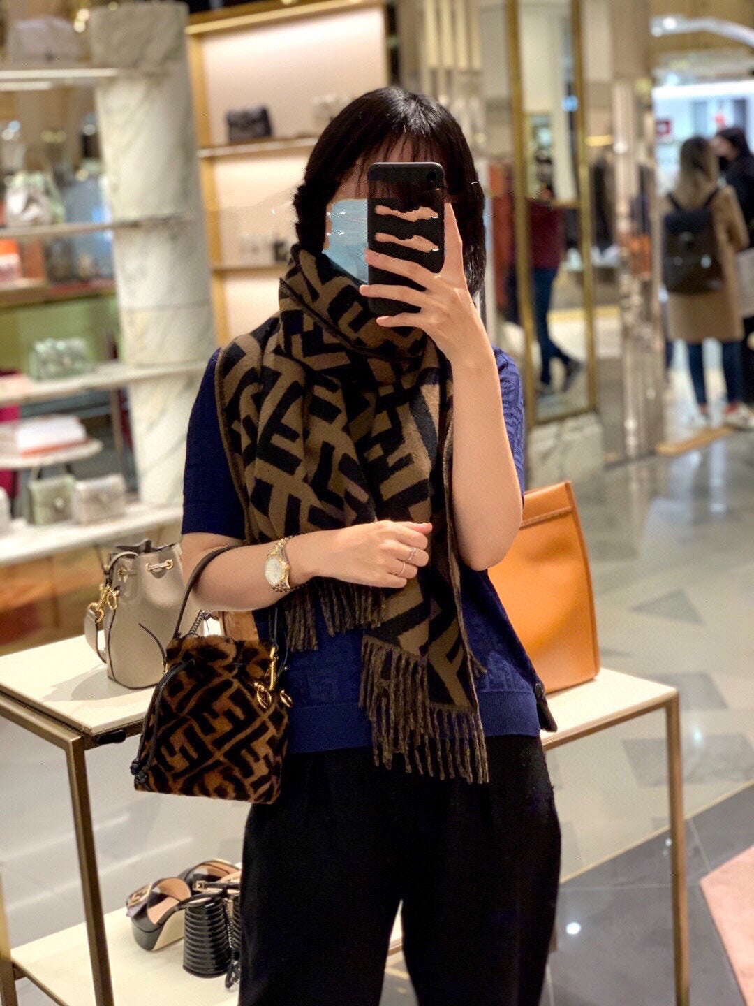 F25 Women's Winter Fashion Wool Scarf
