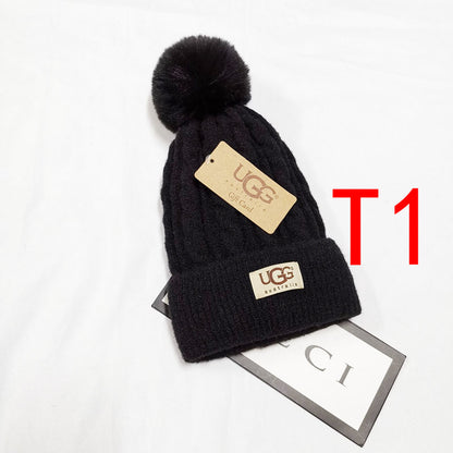 H18 Women autumn and winter knitted hat