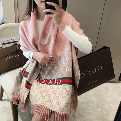 F61 Women's wool blend scarf shawl 180*65CM