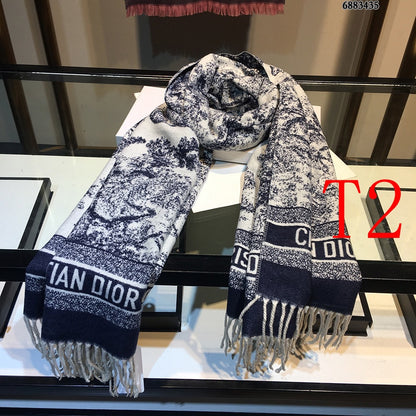 F45 Women Wool Blend Scarf Wrap