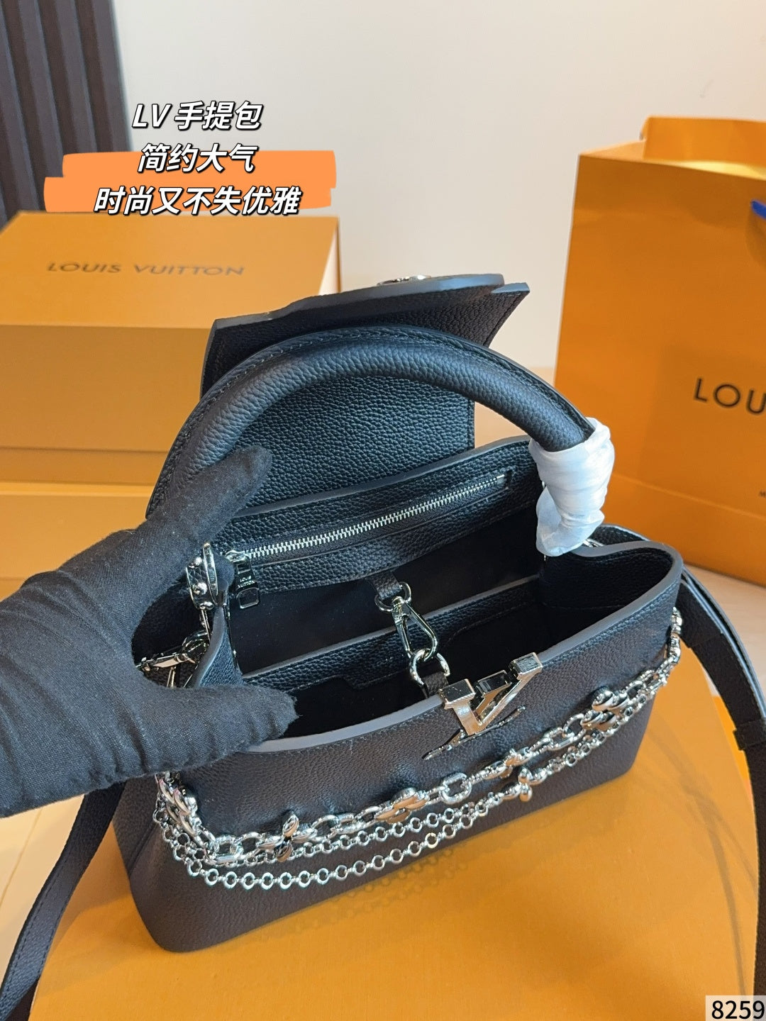 MN90 Women's leather bag handbag 27*9*18/22*8*12cm