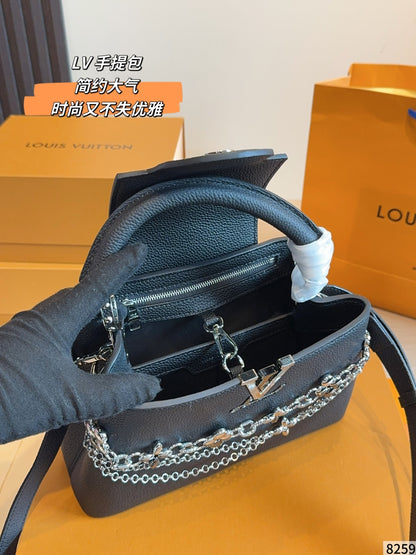 MN90 Women's leather bag handbag 27*9*18/22*8*12cm