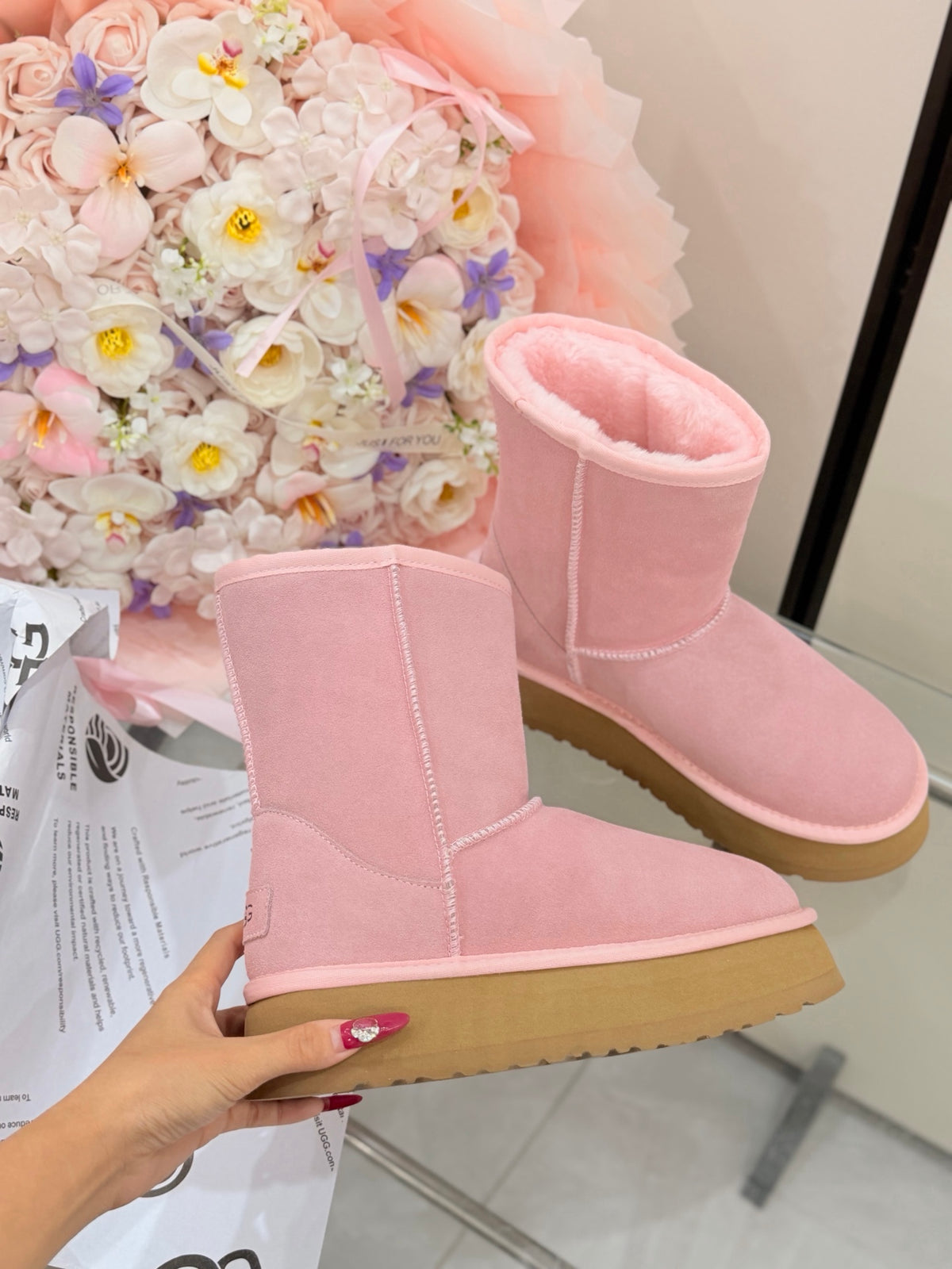 HT7 Winter Warm Snow Boots Women's Shoes 35-41