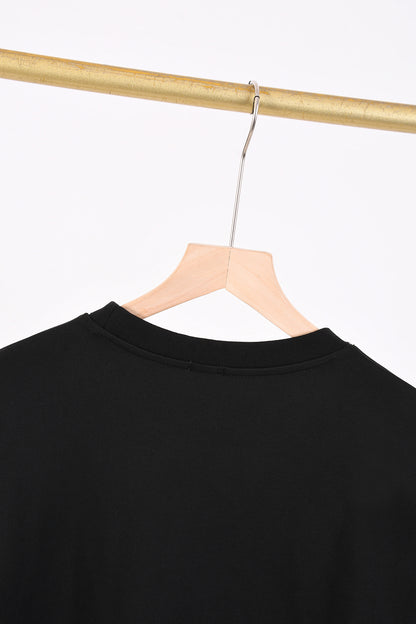 C67 Men's & Women's Classic Black Cotton Sweatshirt Clothes