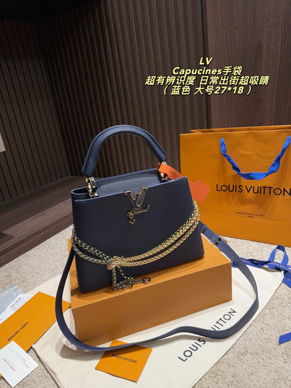 MN69 Women's leather bag handbag 27*18cm/20*14cm