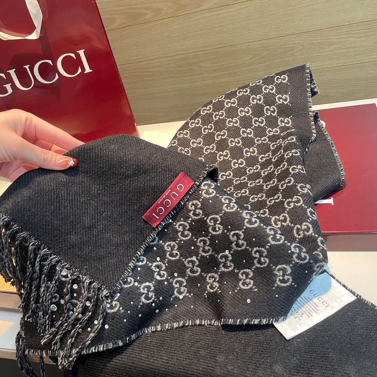F1 Women's Winter Premium Fashion Scarf Soft Warm Shawl Wrap for Cold Weather 33cmX190cm