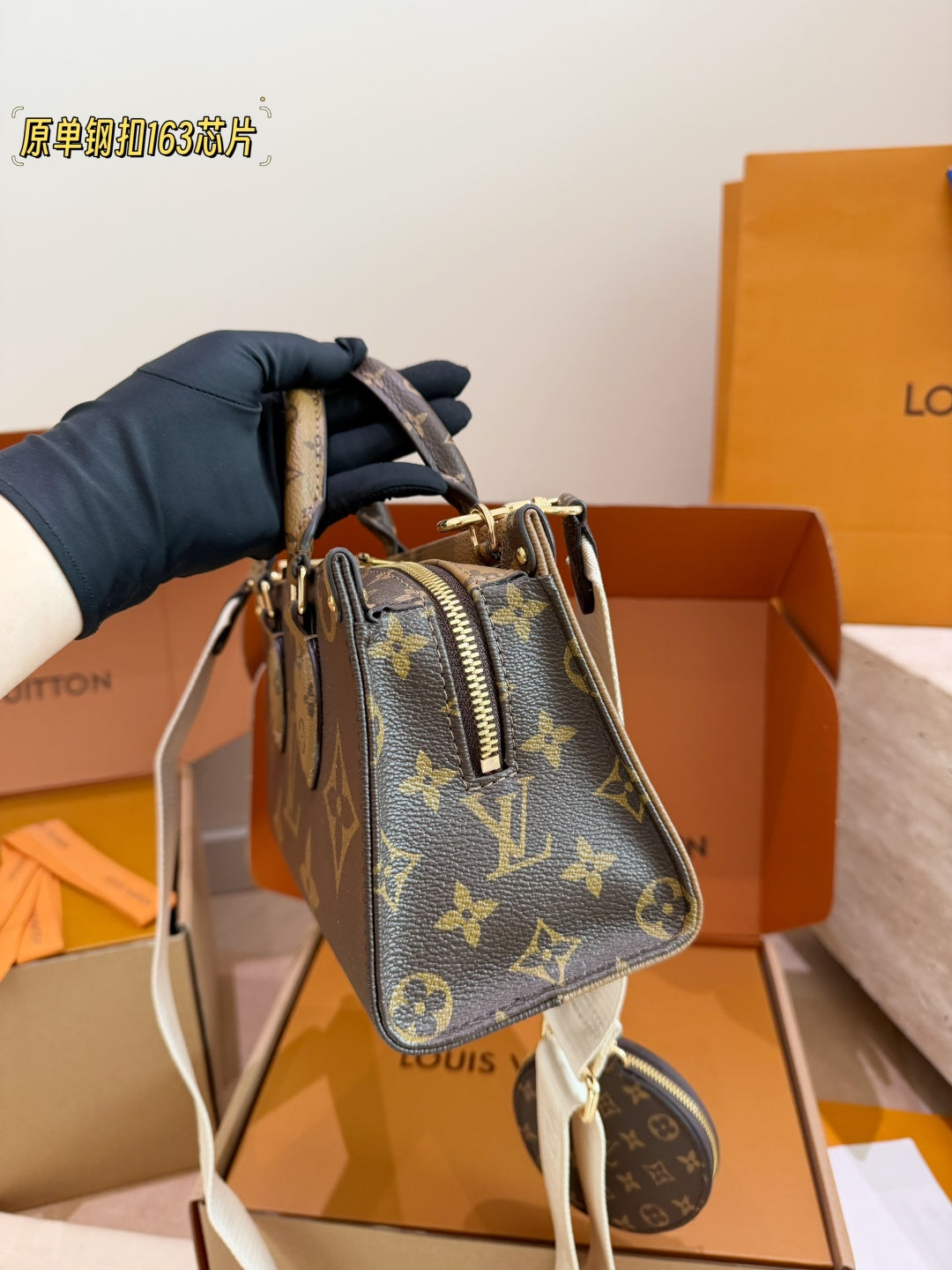 MS28 Classic leather bag handbag for women 25cm