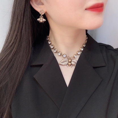A243 Gilded Butterfly Earrings for Women Vintage Jewelry Earrings