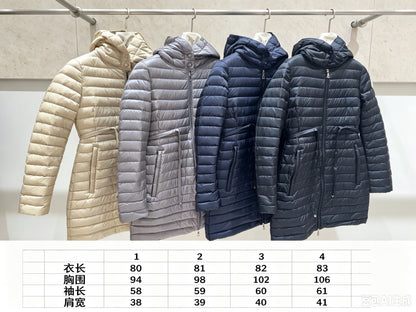 C20 Stylish Women's Premium Lightweight Down Jacket for Autumn & Winter, 90% Down Filling
