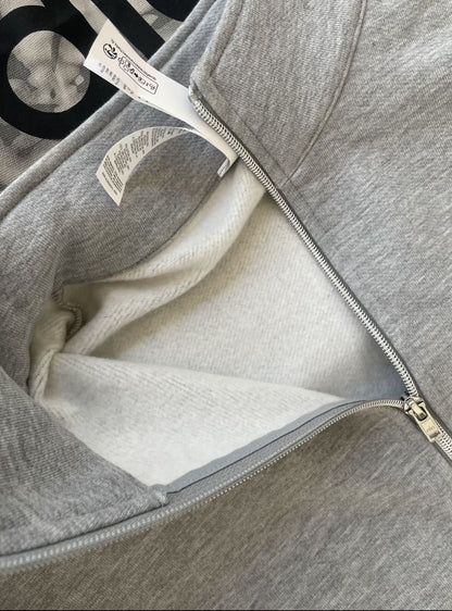 C3 Couple Loose‑Fit Half‑Zip Hoodie, Unisex Casual Sports Pullover Top for Men & Women