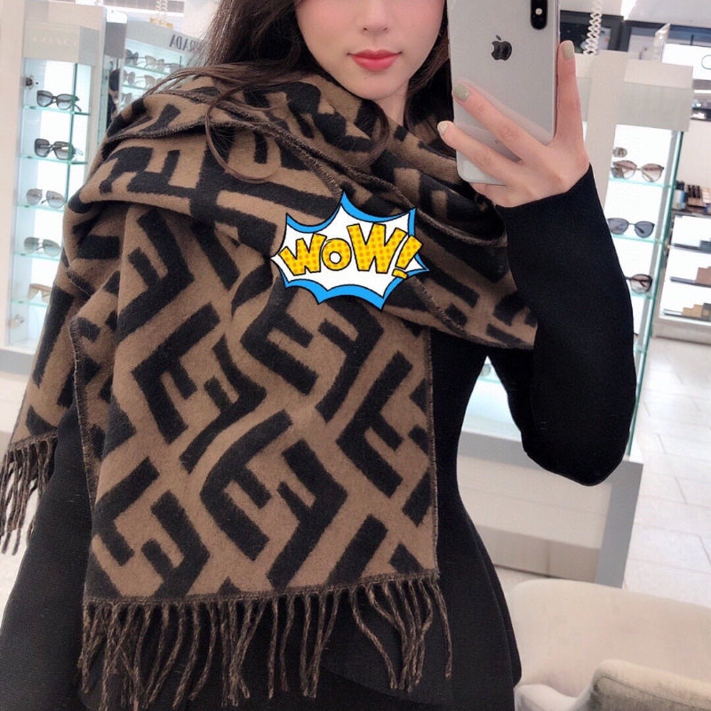 F25 Women's Winter Fashion Wool Scarf