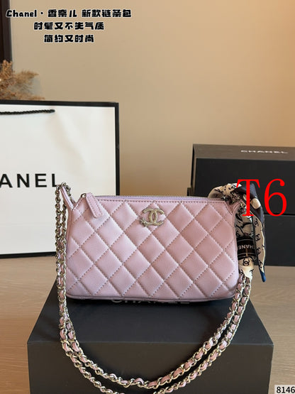 MN60 Women's bag classic leather bag 21*5*12cm