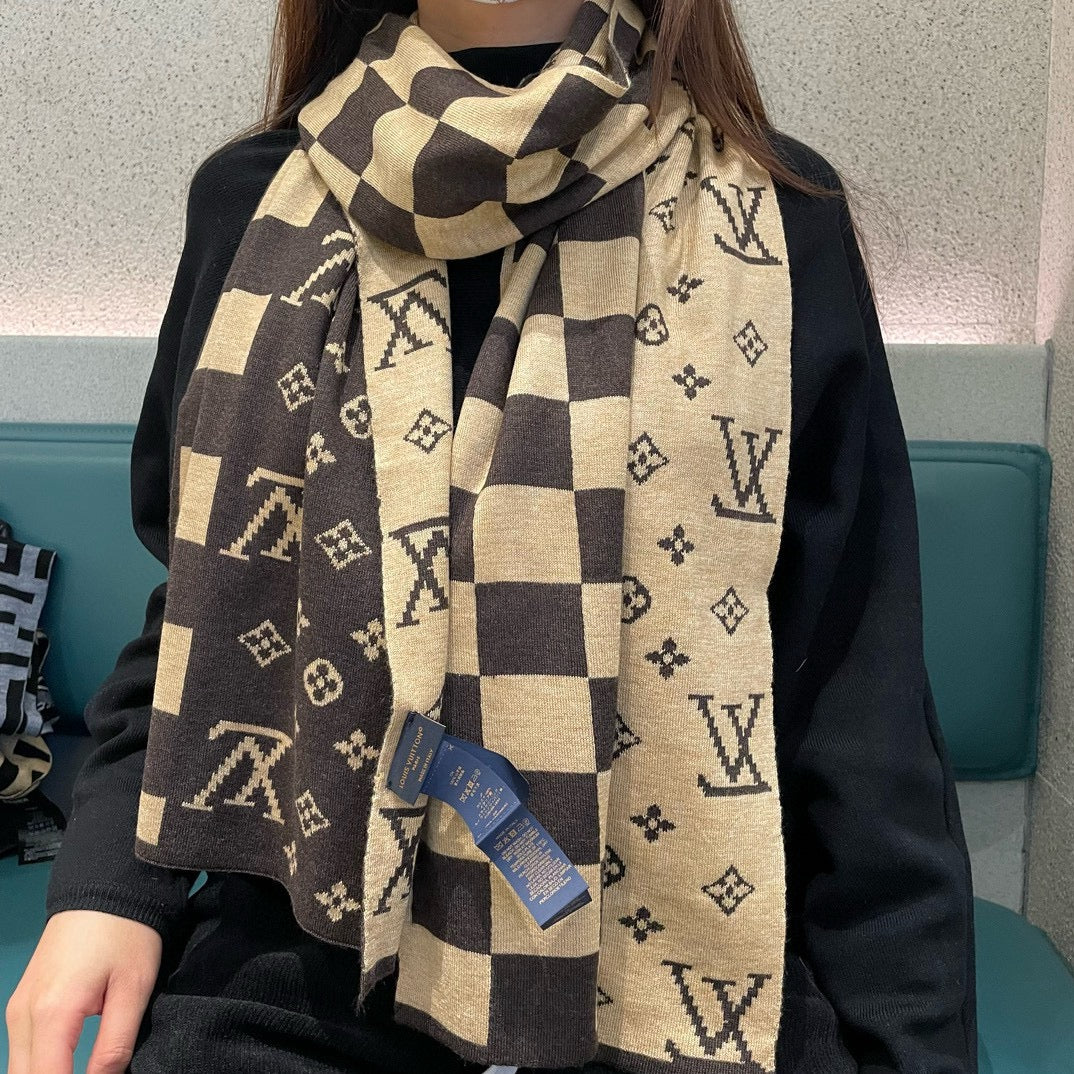 F33 Women's Winter Fashion Wool Scarf 180*32CM