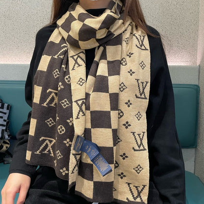 F33 Women's Winter Fashion Wool Scarf 180*32CM
