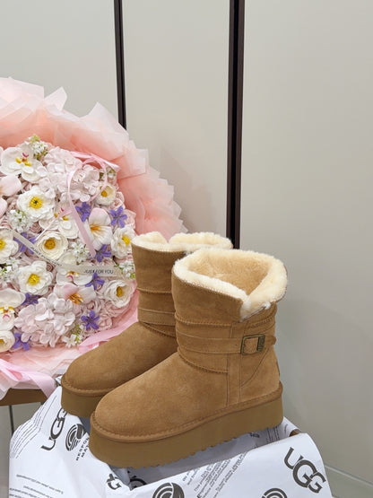 HT8 Winter Warm Snow Boots Women's Shoes 35-41