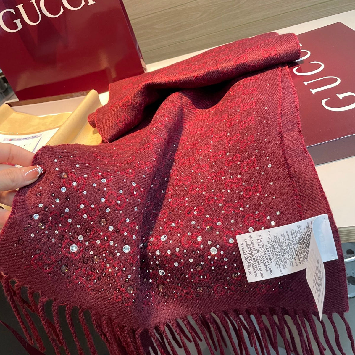 F1 Women's Winter Premium Fashion Scarf Soft Warm Shawl Wrap for Cold Weather 33cmX190cm