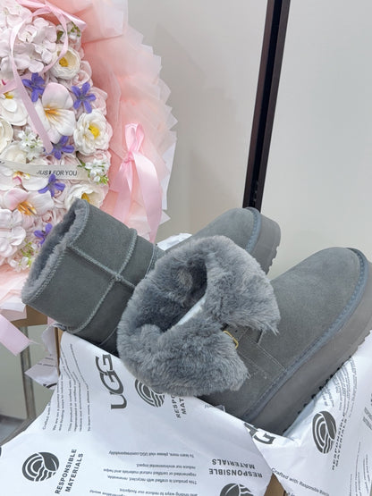 HT8 Winter Warm Snow Boots Women's Shoes 35-41