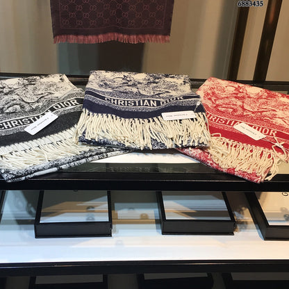 F45 Women Wool Blend Scarf Wrap