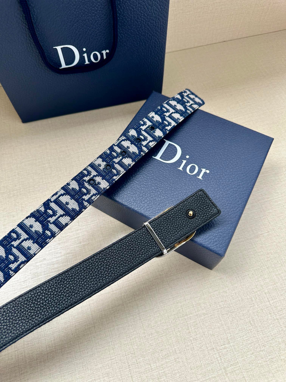 BE9 Real Leather Belt 3.2CM with packing