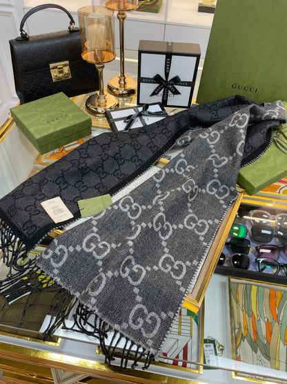 F27 Women's Winter Fashion Wool Scarf 34*194cm