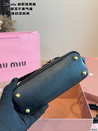 MN10 Fashion Genuine Leather Women's Bag with Box 20*8*12cm