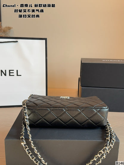 MN60 Women's bag classic leather bag 21*5*12cm