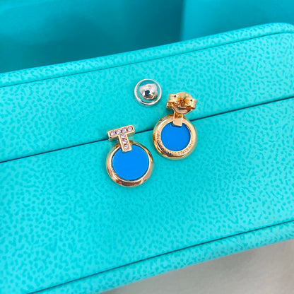 E14 Women gold-plated fashion earrings high-quality jewelry