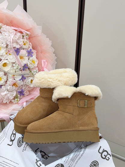 HT8 Winter Warm Snow Boots Women's Shoes 35-41