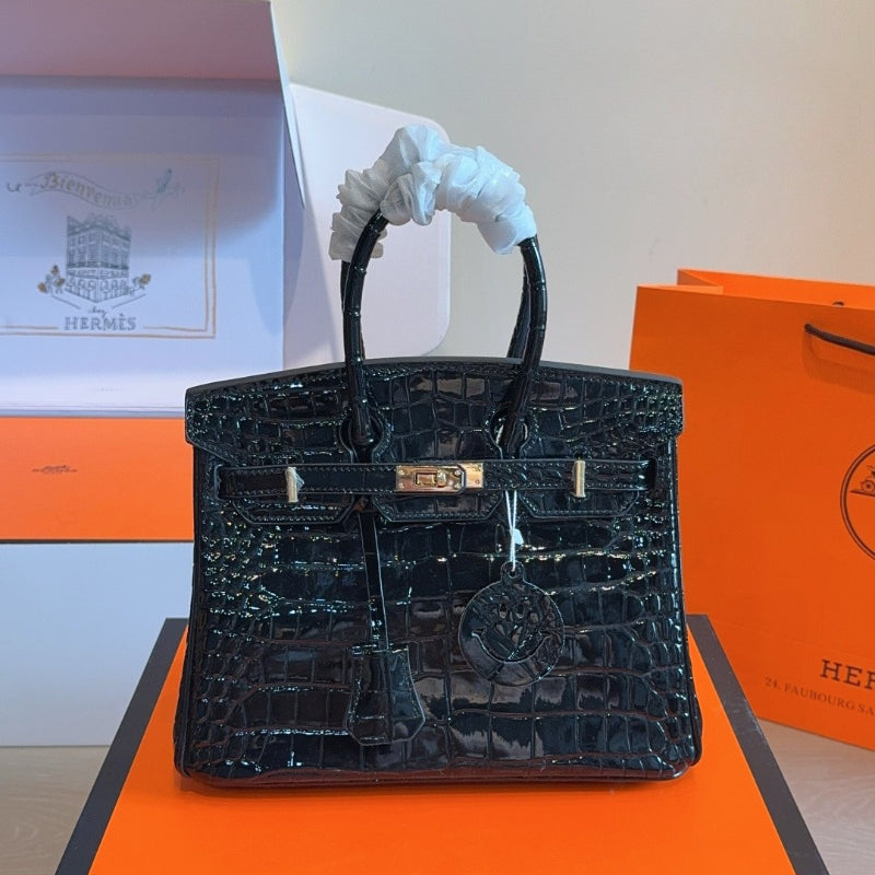 MN86 Classic leather bag women's handbag 25*14*19cm