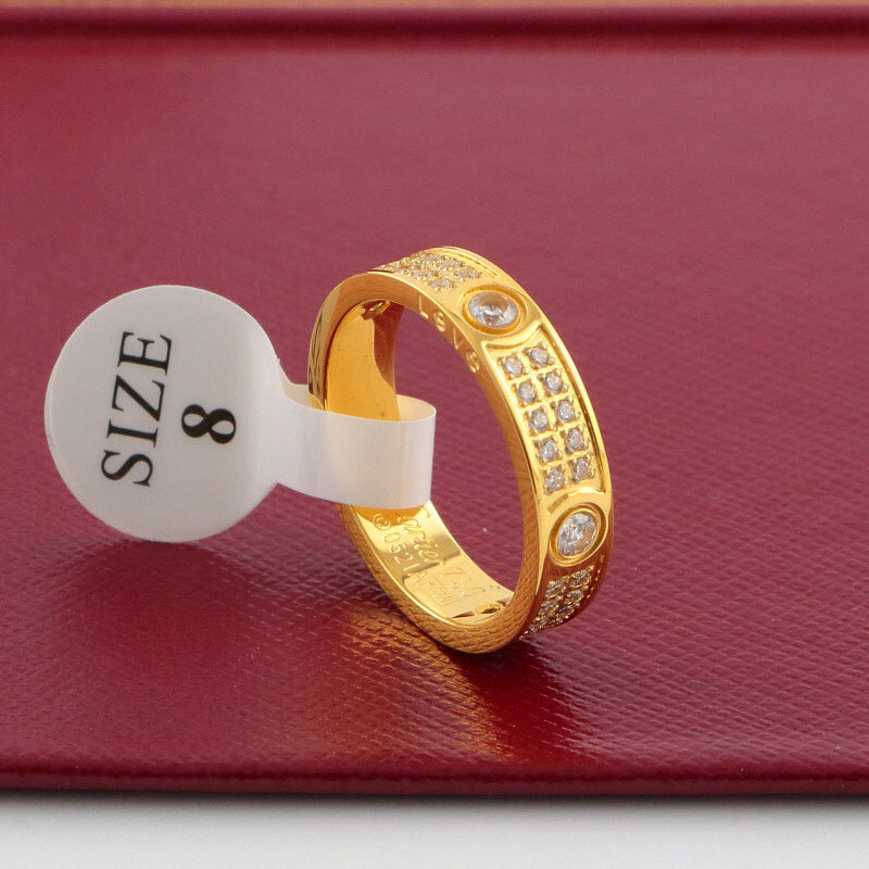CAR5 Unisex Stainless Steel Fashion Ring Jewelry for Men & Women