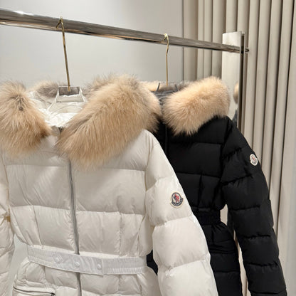 C17 Women's Casual Long Hooded Down Jacket Winter Warm Coat