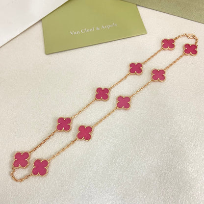 N9 New gold-plated necklace fashion jewelry four-leaf clover necklace
