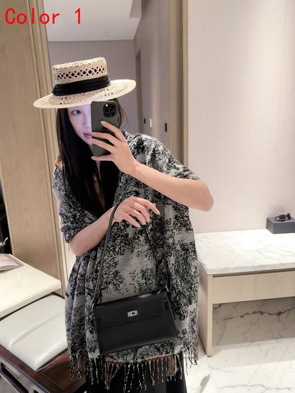 F3 Women's Winter Fashion High Quality Wool Scarf 180X60cm