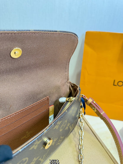 MS45 Women's handbag leather bag 22*12cm