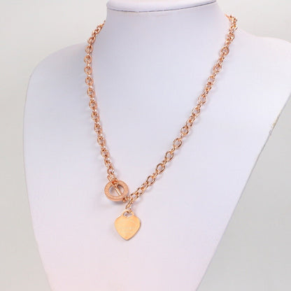 TN5 Classic necklace 316L titanium steel necklace fashion gold-plated jewelry