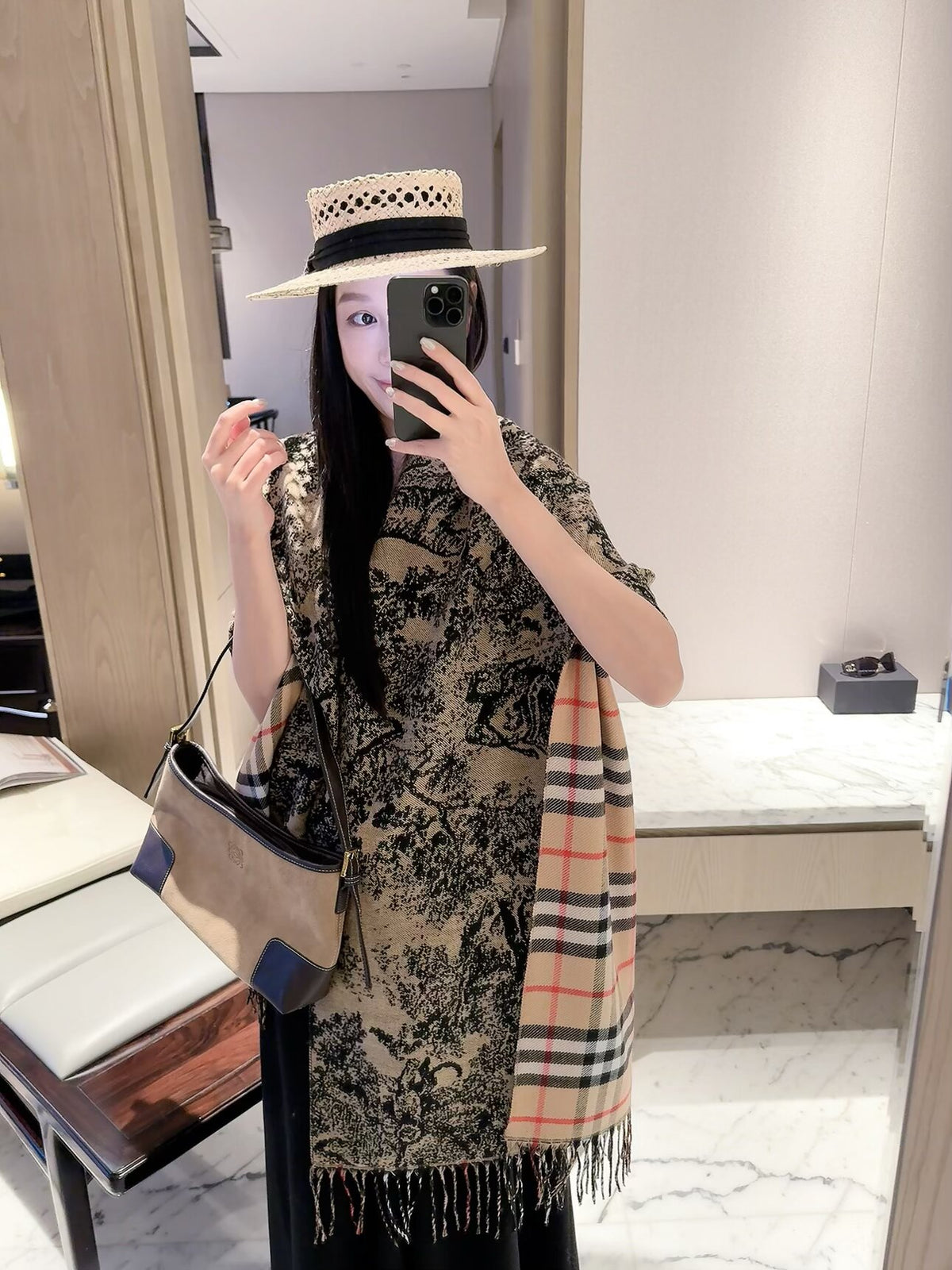 F3 Women's Winter Fashion High Quality Wool Scarf 180X60cm
