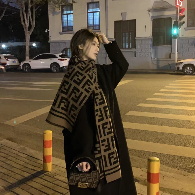 F4 Women's Winter Top Grade Fashion Wool Scarf Shawl Wrap 180*35cm