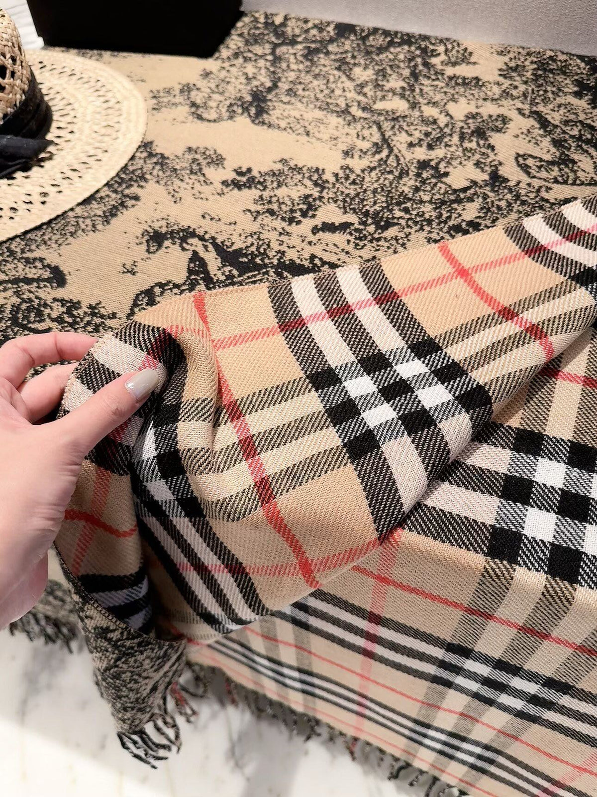F3 Women's Winter Fashion High Quality Wool Scarf 180X60cm