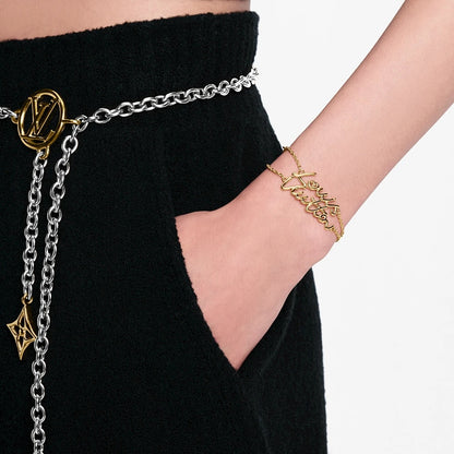 LS240 Fashion women's bracelet necklace set letter jewelry