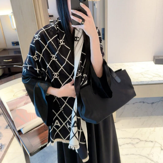 F41  Women Wool Blend Scarf Wrap